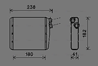 Kachelradiateur Ava Cooling VOA6163