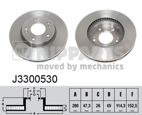 Remschijven Nipparts J3300530