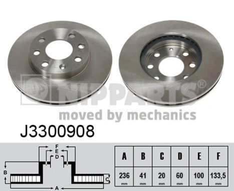 Remschijven Nipparts J3300908