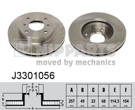 Remschijven Nipparts J3301056