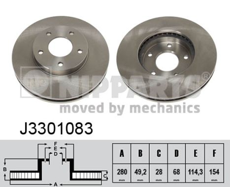 Remschijven Nipparts J3301083