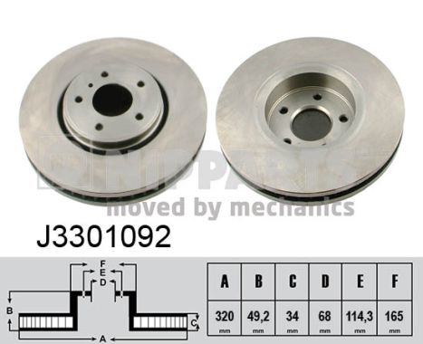 Remschijven Nipparts J3301092