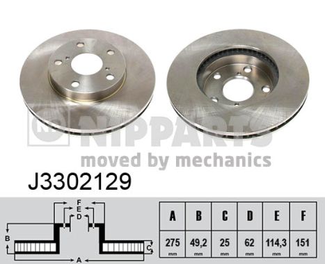 Remschijven Nipparts J3302129