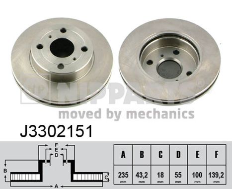 Remschijven Nipparts J3302151