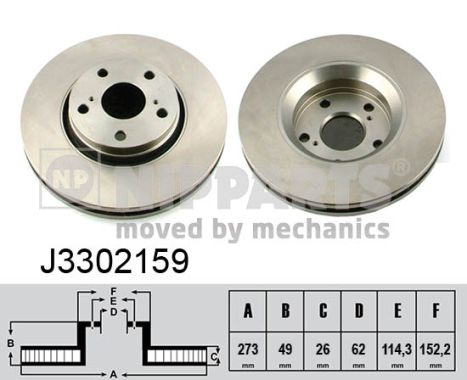 Remschijven Nipparts J3302159