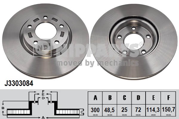 Remschijven Nipparts J3303084