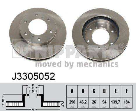 Remschijven Nipparts J3305052