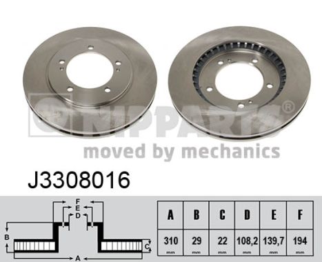 Remschijven Nipparts J3308016