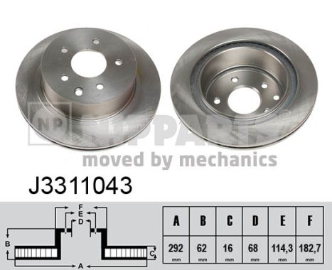 Remschijven Nipparts J3311043