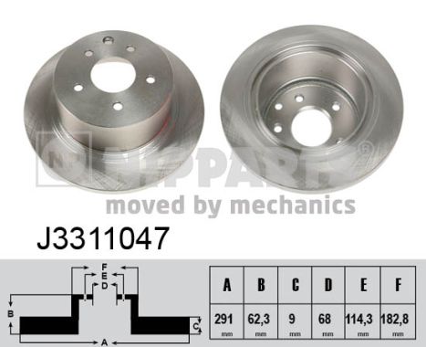 Remschijven Nipparts J3311047