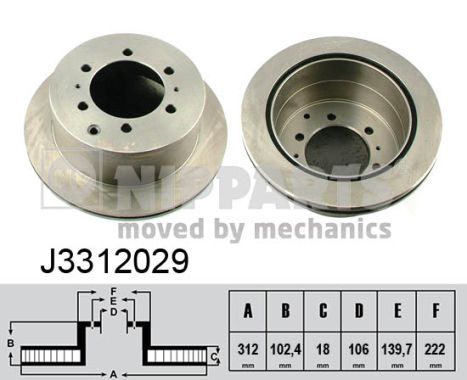 Remschijven Nipparts J3312029