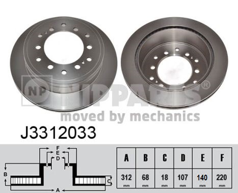 Remschijven Nipparts J3312033