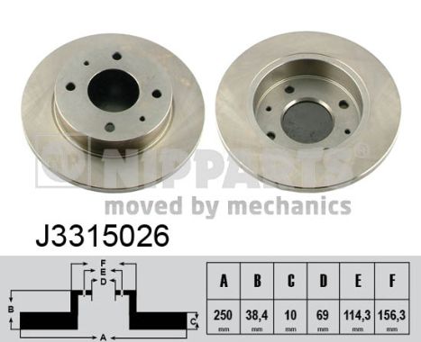 Remschijven Nipparts J3315026