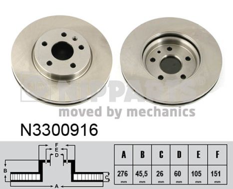 Remschijven Nipparts N3300916