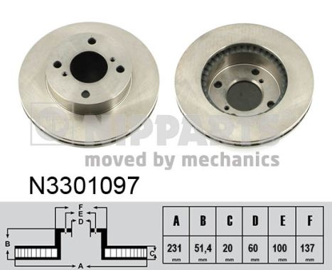 Remschijven Nipparts N3301097