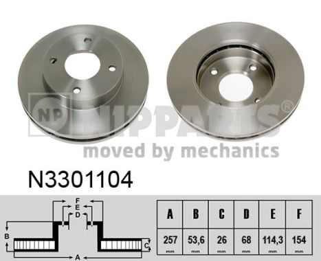 Remschijven Nipparts N3301104