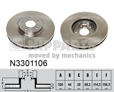 Remschijven Nipparts N3301106