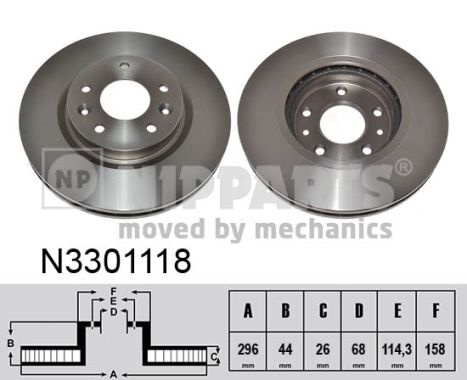 Remschijven Nipparts N3301118