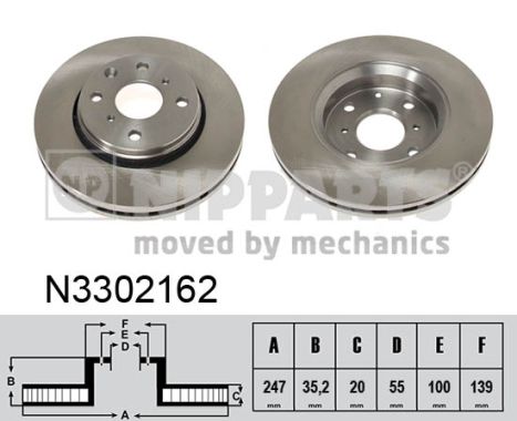 Remschijven Nipparts N3302162