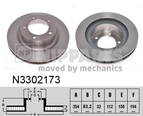 Remschijven Nipparts N3302173