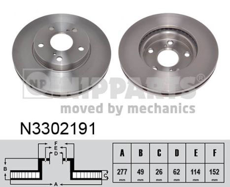 Remschijven Nipparts N3302191