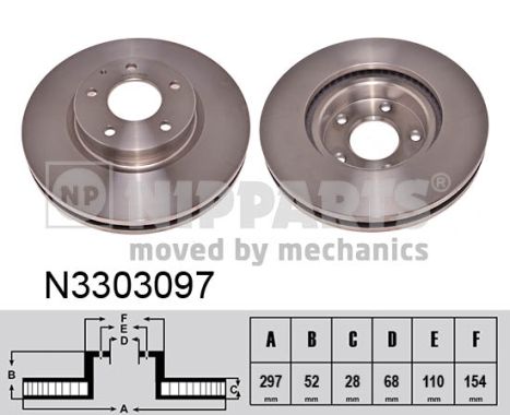 Remschijven Nipparts N3303097