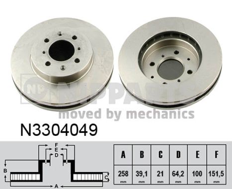 Remschijven Nipparts N3304049