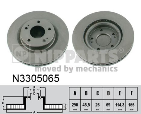 Remschijven Nipparts N3305065