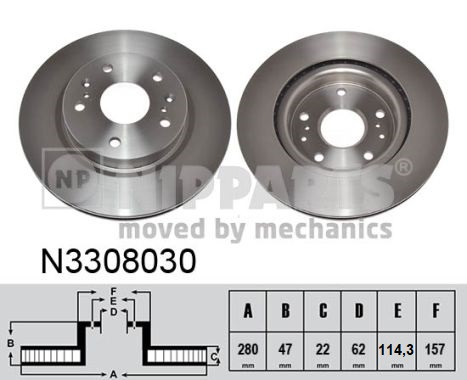 Remschijven Nipparts N3308030