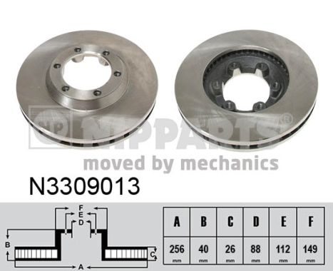 Remschijven Nipparts N3309013