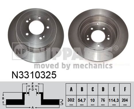 Remschijven Nipparts N3310325