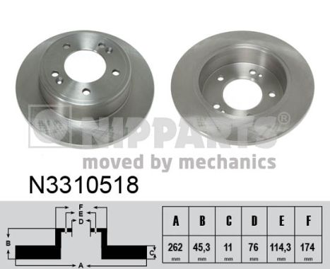 Remschijven Nipparts N3310518