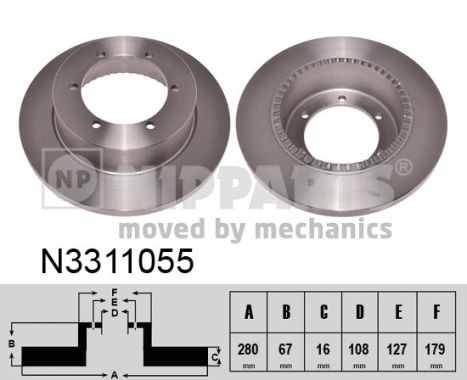 Remschijven Nipparts N3311055