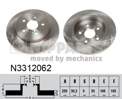 Remschijven Nipparts N3312062