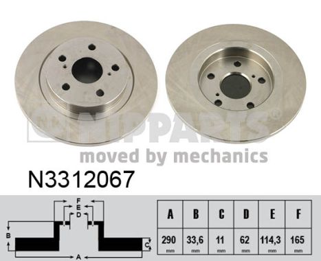 Remschijven Nipparts N3312067