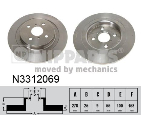 Remschijven Nipparts N3312069