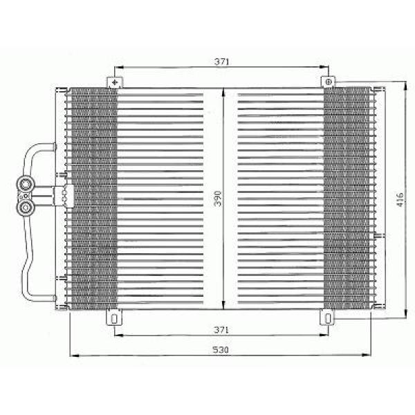 Airco condensor Diederichs 8446200