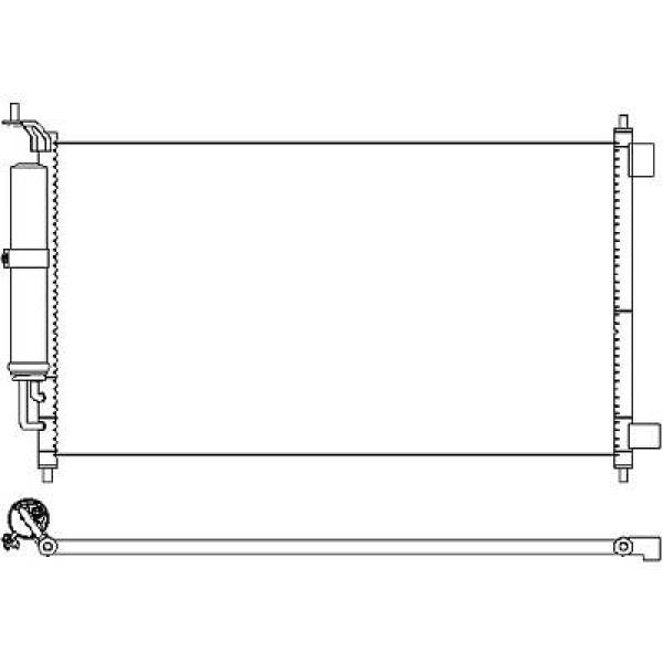 Airco condensor Diederichs DCC1110