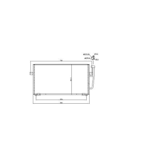 Airco condensor Diederichs DCC1457