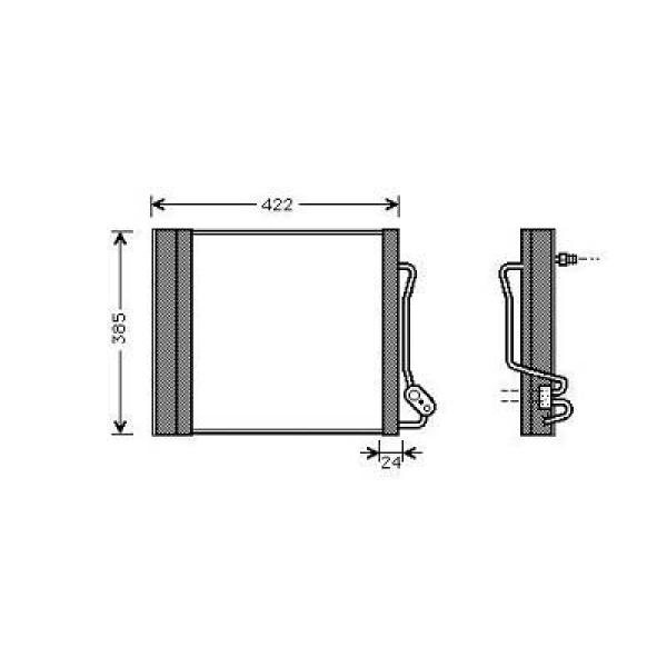 Airco condensor Diederichs DCC1683