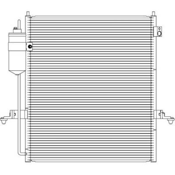 Airco condensor Diederichs DCC1715