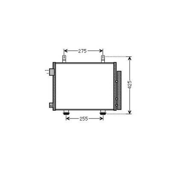 Airco condensor Diederichs DCC1791