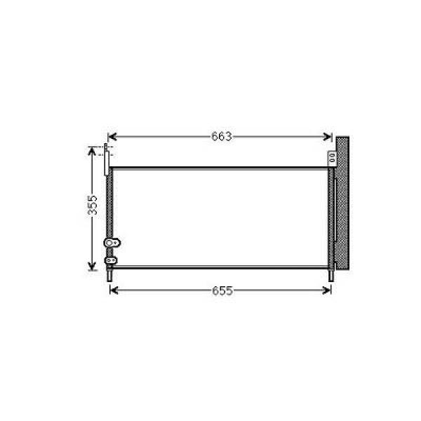 Airco condensor Diederichs DCC1837