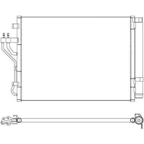 Airco condensor Diederichs DCC1915