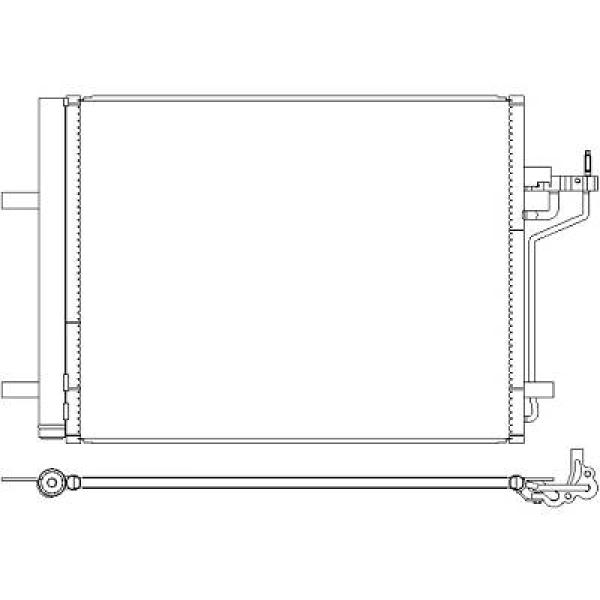 Airco condensor Diederichs DCC2003