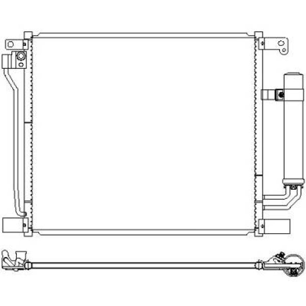 Airco condensor Diederichs DCC2021