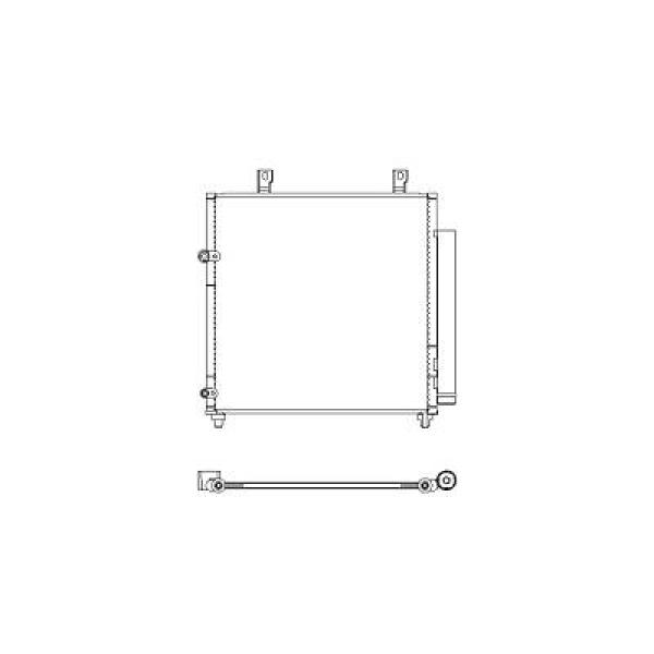 Airco condensor Diederichs DCC2042