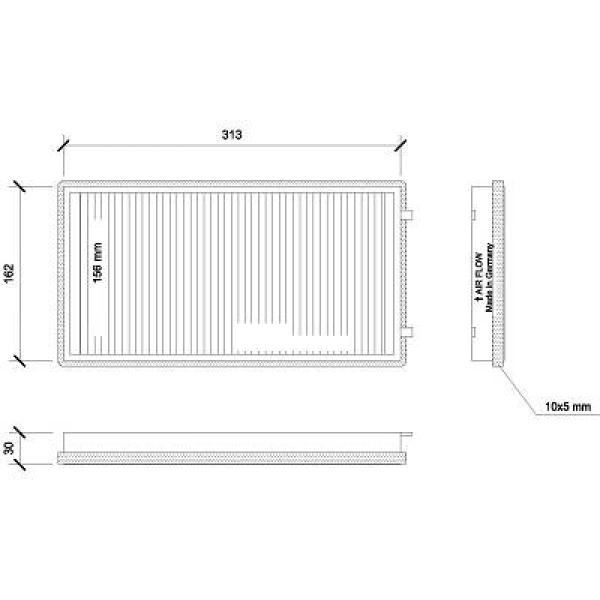 Interieurfilter Diederichs DCI0093S