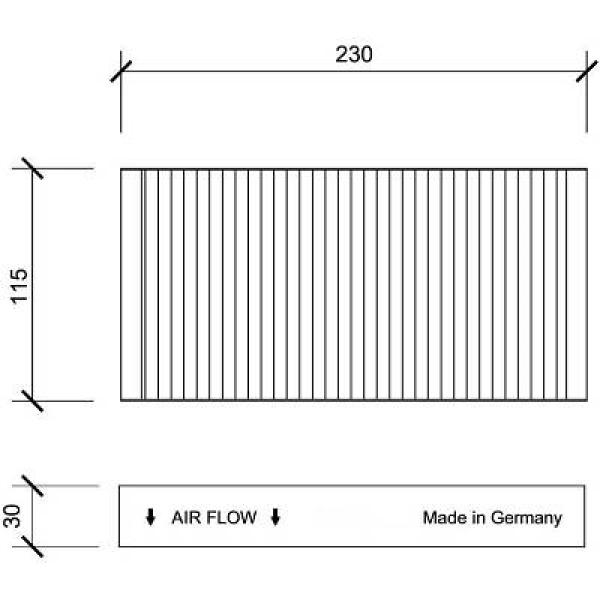 Interieurfilter Diederichs DCI0133