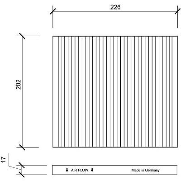 Interieurfilter Diederichs DCI0134